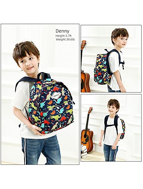 willikiva Cute Dinosaur Toddler Backpack for Boys and Girls Kids Children Preschool Bag Waterproof(Small Dinosaur)