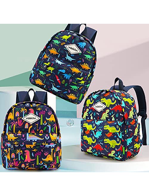 willikiva Cute Dinosaur Toddler Backpack for Boys and Girls Kids Children Preschool Bag Waterproof(Small Dinosaur)