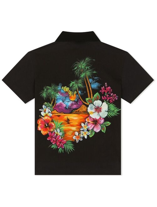 Dolce & Gabbana Kids graphic print shirt
