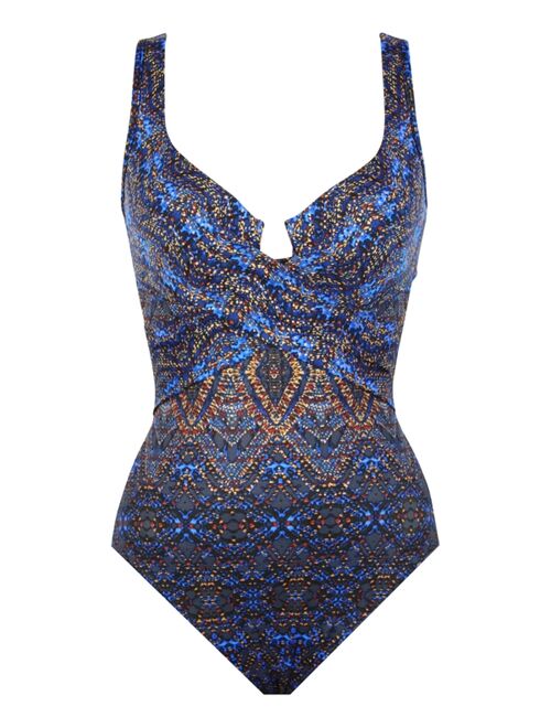 Miraclesuit Women's Thebes Criss-Cross Escape Underwire One-Piece Swimsuit