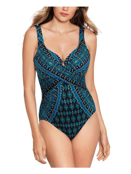 Miraclesuit Women's Amarna Criss-Cross Escape Underwire One-Piece Swimsuit