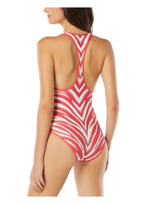 MICHAEL Michael Kors Women's Racerback One-Piece Swimsuit