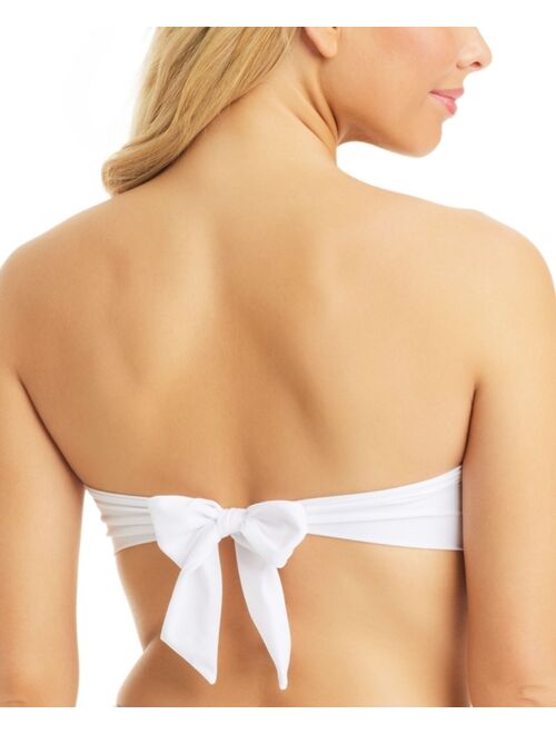 Bar III Twist Bandeau Bikini Top, Created for Macy's