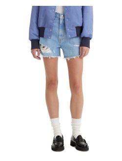 High-Waisted Mom Shorts