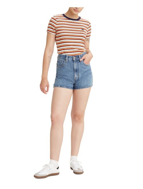 LEVI'S High-Waisted Mom Shorts