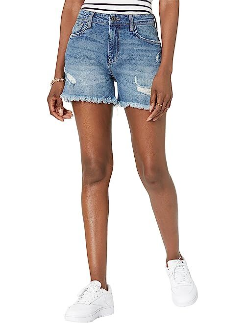 KUT from the Kloth Jane High-Rise Long Shorts in Companion