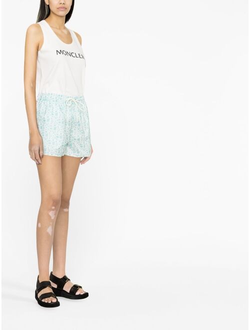 Moncler logo-print drawstring shorts