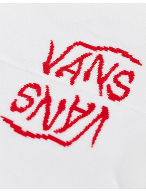 Vans X IT Terror socks in white and red