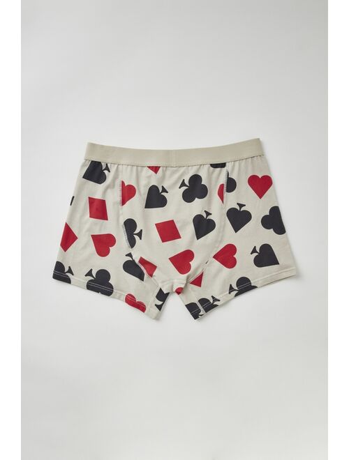 Playing Card Tossed Icon Boxer Brief