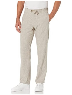 Men's Linen Cotton Drawstring Pant
