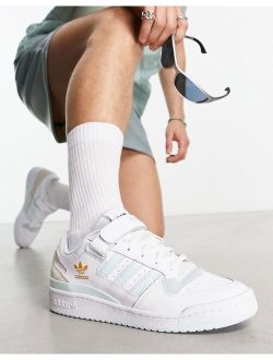 Forum Low sneakers in white and light blue