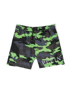 Philipp Plein Junior graphic-print shorts