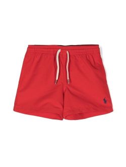 Ralph Lauren Kids logo-print swim shorts