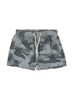 MC2 Saint Barth Kids camouflage-print swim shorts