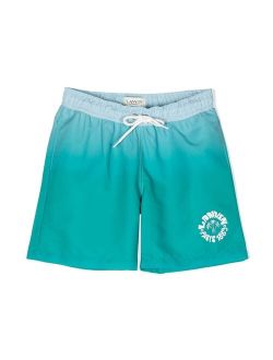 Lanvin Enfant logo-print swim shorts