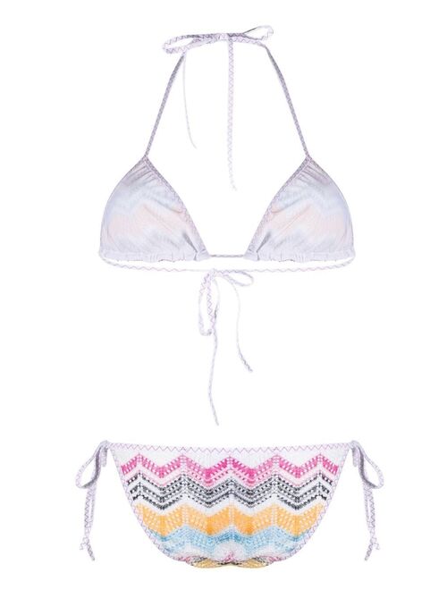 Missoni zigzag-print bikini set