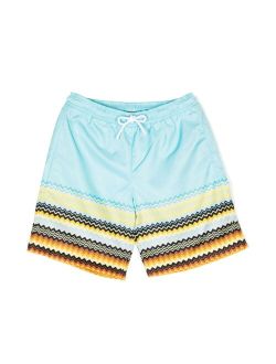 Missoni Kids chevron-print swim shorts