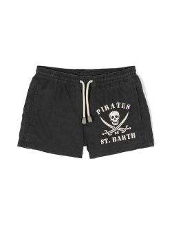 MC2 Saint Barth Kids logo-print swim shorts