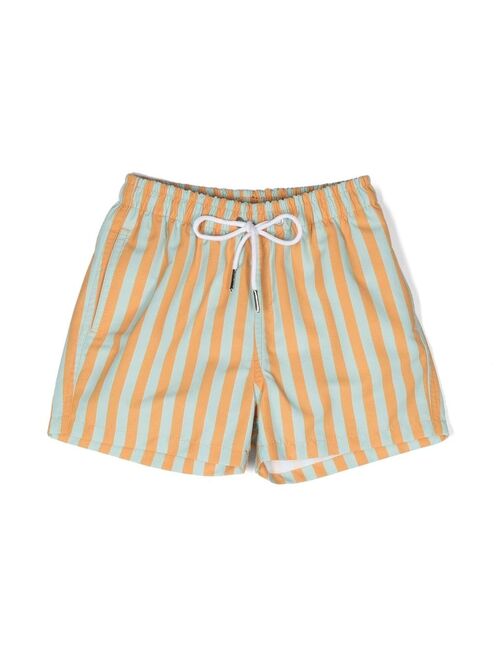 Knot Parker striped swim shorts
