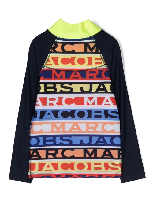 Marc Jacobs Kids logo-print swim top
