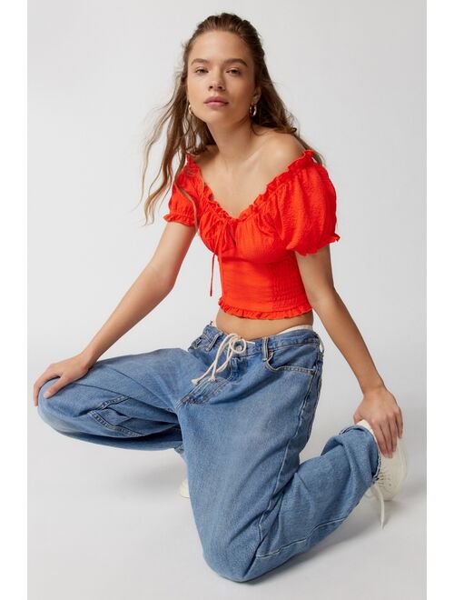 Urban Outfitters UO Natalia Puff Sleeve Top