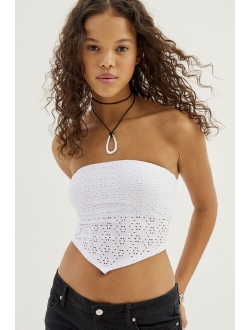 UO Alanis Eyelet Tube Top