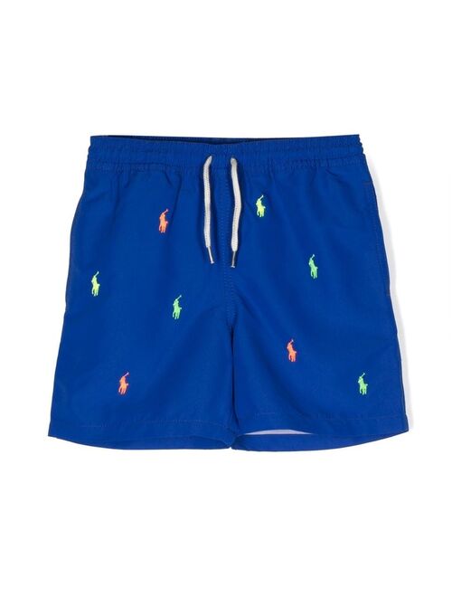 Polo Ralph Lauren Ralph Lauren Kids embroidered Pony swim shorts