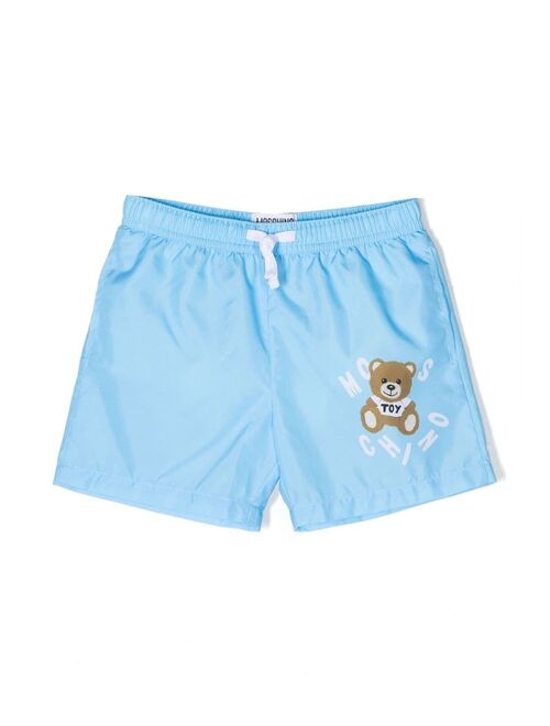 Moschino Kids Teddy Bear swim shorts