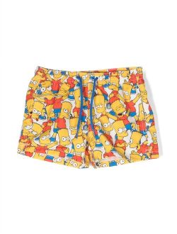 MC2 Saint Barth Kids Bart Simpson-print swim shorts