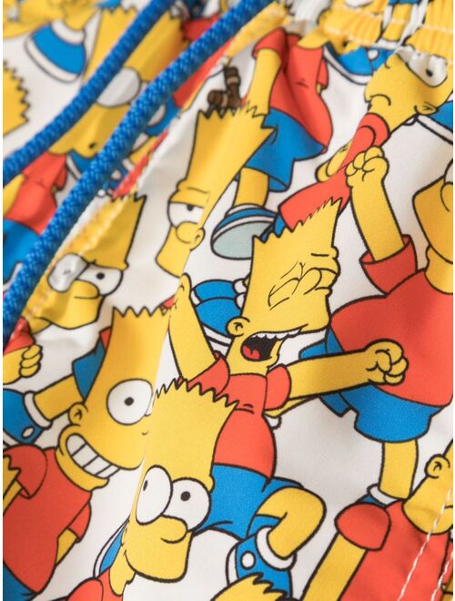 MC2 Saint Barth Kids Bart Simpson-print swim shorts