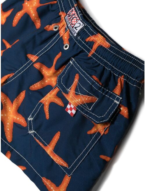 MC2 Saint Barth Kids starfishes-print swim trunks