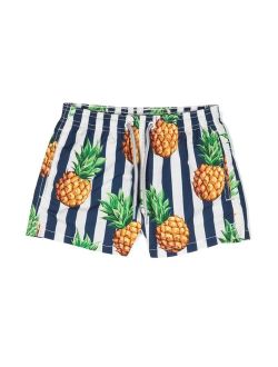 MC2 Saint Barth Kids pineapple-print swim trunks