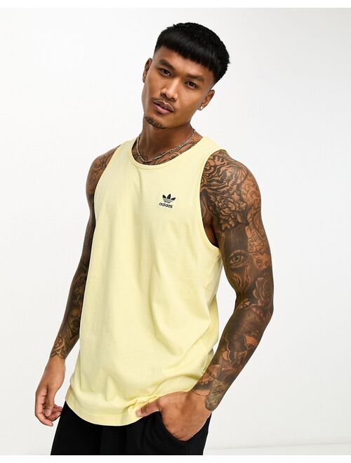 adidas Originals House of Essentials tank top in yellow