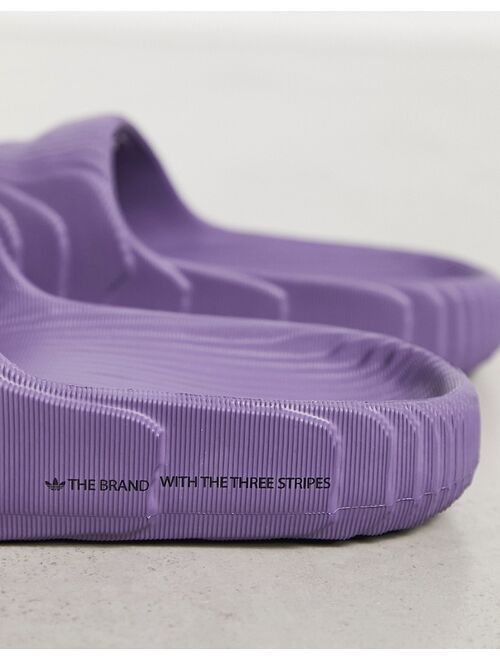 adidas Originals Adilette 22 slides in purple