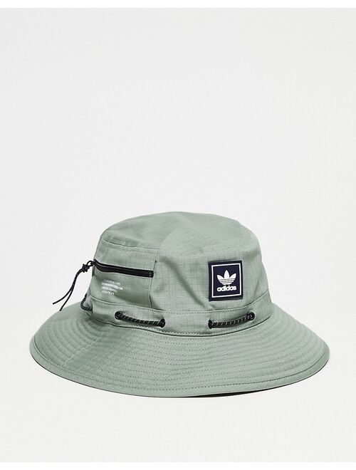 adidas Originals Utility 2.0 boonie bucket hat in sage green