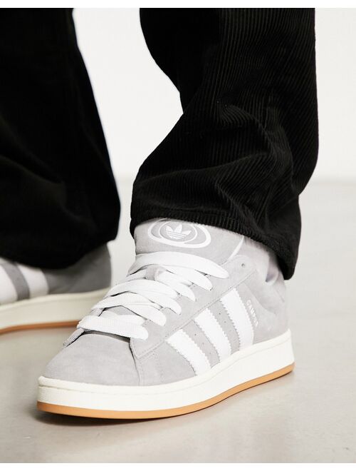 adidas Originals Campus sneakers in gray & white