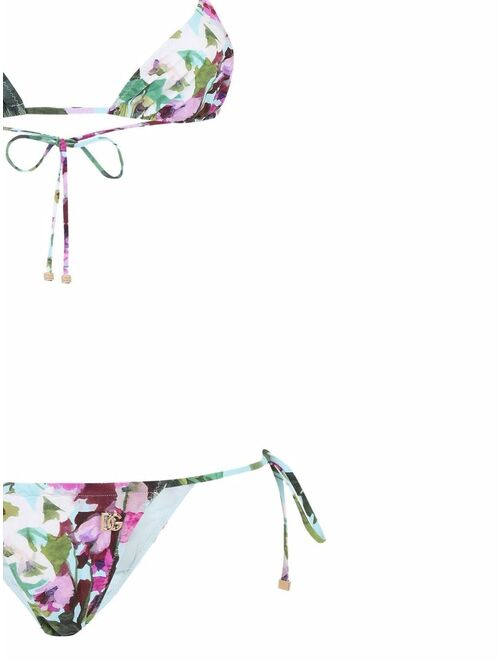 Dolce & Gabbana floral print bikini