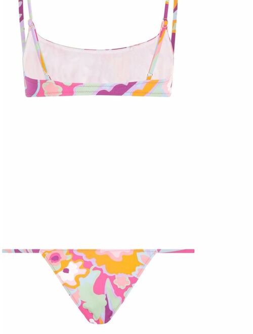 Dolce & Gabbana floral-print bikini set