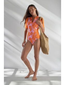 X Kate Bosworth Surf.Kind.Kate Floral Wetsuit One-Piece Swimsuit