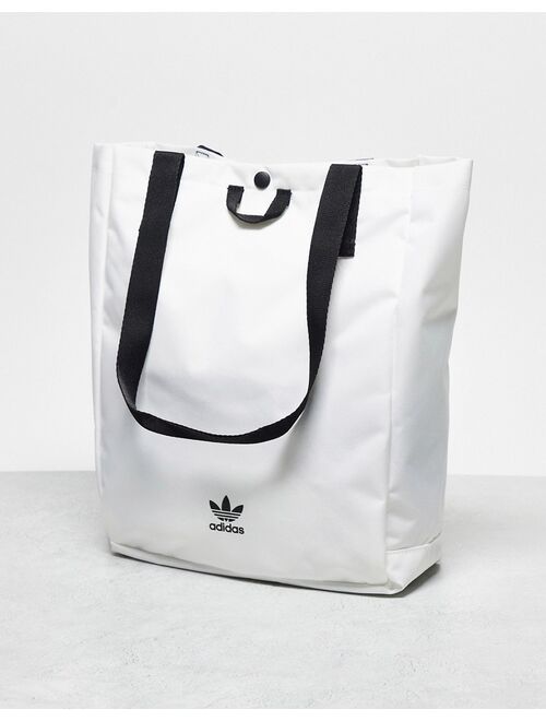 adidas Originals tote bag in white and mutli