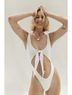 Frankies Bikinis X Pamela Anderson Carbon One-Piece Swimsuit