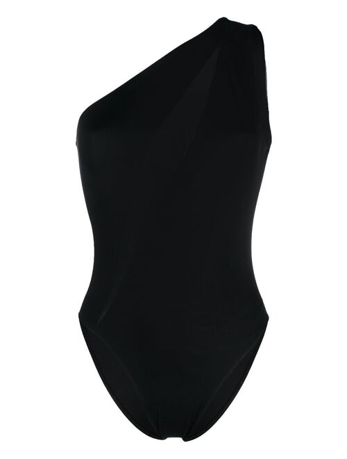 Versace one-shoulder swimsuit