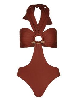 Johanna Ortiz Sacred Valley cut-out swimsuit