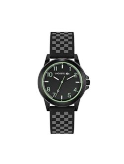 Rider Unisex Quartz 2020149 Plastic Case and Silicone Strap Watch, Color: Black Grey