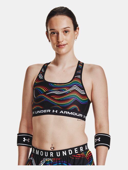 Under Armour Women's Armour Mid Crossback Pride Sports Bra