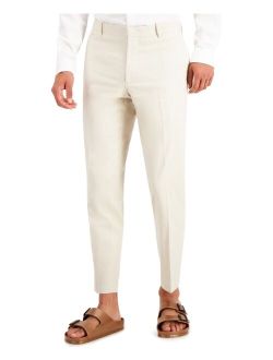 Men's Slim-Fit Linen Blend Suit Pants, Created for Macy's
