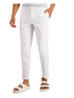 Men's Slim-Fit Linen Blend Suit Pants, Created for Macy's
