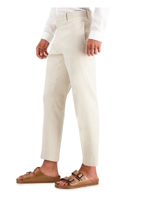 INC International Concepts I.N.C. International Concepts Men's Slim-Fit Linen Blend Suit Pants, Created for Macy's