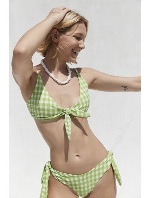 Out From Under Monaco Gingham Bikini Top