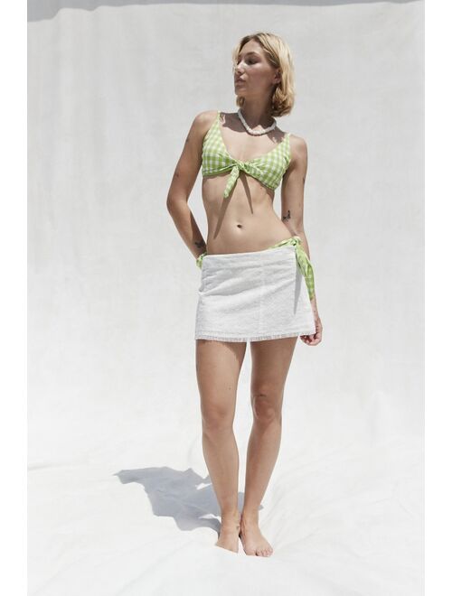 Out From Under Monaco Gingham Bikini Top